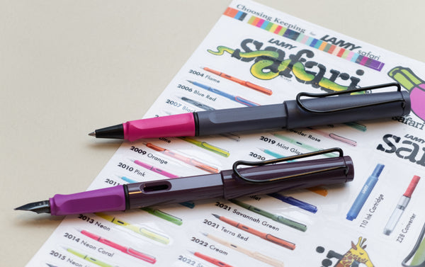 2024 Special Edition Lamy Safari Rollerball Pen, Violet Blackberry