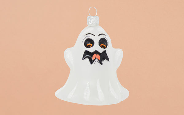 Translucent Ghost Glass Ornament