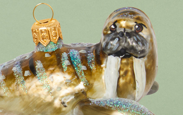 Walrus Glass Ornament