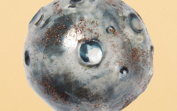 Meteorite Glass Ornament