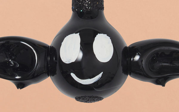 Black Sprite Susuwatari Glass Ornament