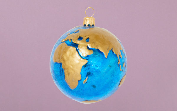 Earth Glass Ornament