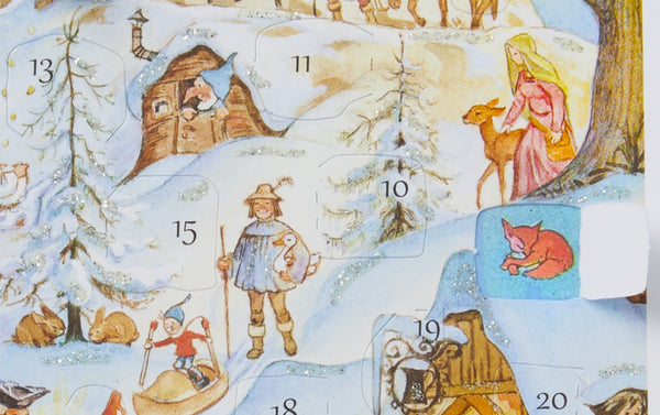 Advent Calendar Card Fairy Hill