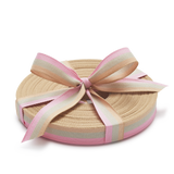 Premium Quality Cotton Ribbon,  Pink, 25m roll