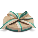 Premium Quality Cotton Ribbon,  Green, 25m roll