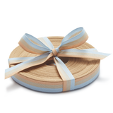 Premium Quality Cotton Ribbon,  Baby Blue, 25m roll