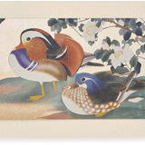 Matte Gold Foil Ducks Greeting Card