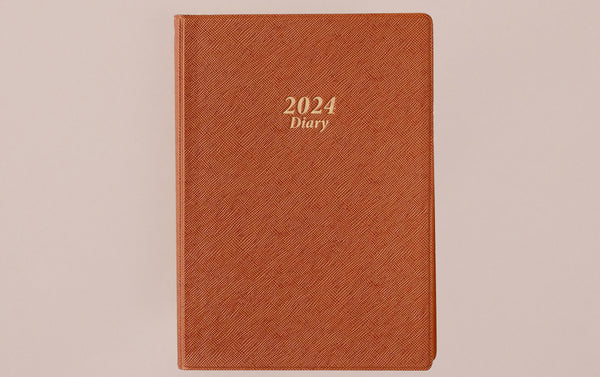 Brown Faux Leather 2025 Diary