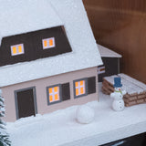 Model Alpine Houses, Ore Mountain House with Shed