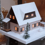 Model Alpine Houses, Ore Mountain House with Shed