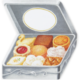 Box of Biscuits Greeting Card