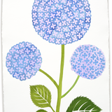 Denise Fiedler Floral Collage - 3 Stem Lilac/Indigo Hydrangea