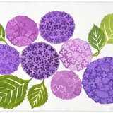 Denise Fiedler Floral Collage - 7 Magenta & Plum Hydrangea Heads