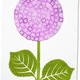 Denise Fiedler Floral Collage - Single Pink Hydrangea