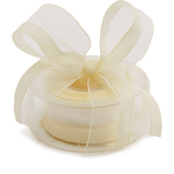 Cream Organza Ribbon, 20m roll