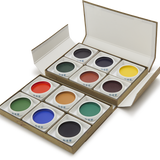 Saiun-do Kyoto Nihonga Full Pan Teppachi Set, 12 Colours