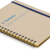 Spiral Bound Rollbahn Card Cover Notebook, Grey