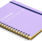 Spiral Bound Rollbahn Card Cover Notebook, Purple