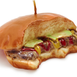 Half-Eaten Hamburger Candle