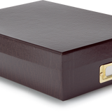 Brown Leatherette Archival Box