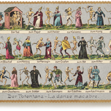 Choosing Keeping Nostalgic Postcards, La Danse Macabre