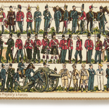 Embossed Nostalgic Postcard, His Majesty's Forces