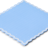 Choosing Keeping Scallop Blue Handkerchief Writing Paper Pack of 10