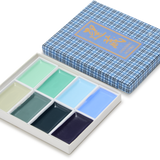 Choosing Keeping Japanese Colorama 8 Colour Watercolour Set, Blues