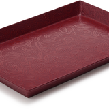 Urushi Paper Vide-Poche, Red Floral