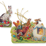 5 Easter Roosters & Co. Gift Tags