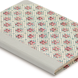 Hardback "Composition Ledger" Notebook, Remondini Floral Squares