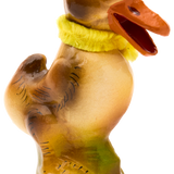 Traditional Papier-mâché Perched Duck Figure