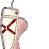 Embroidered Velvet Decoration