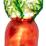 Carrot Glass Ornament