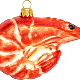 Prawn Glass Ornament
