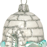 Mini Igloo Glass Ornament