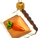 Carrot Petit Four Glass Ornament