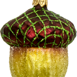 Forest Acorn Glass Ornament