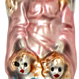 Mother with Children Glass Ornament