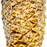 Gold Pinecone Glass Ornament