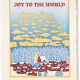 Letterpress Alpine Village Greeting Card