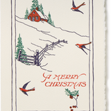 Letterpress Homeward Bound Greeting Card