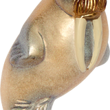Sitting Walrus Glass Ornament