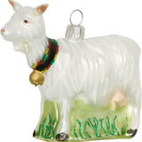 Appenzell Goat Glass Ornament