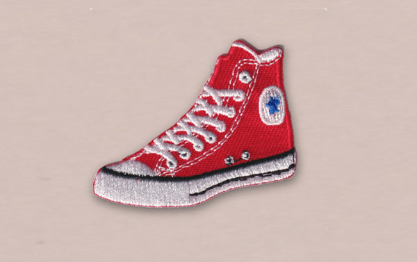 Japanese Embroidered Patch, Hightop Sneaker