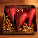 Red Heart Christmas Ornament