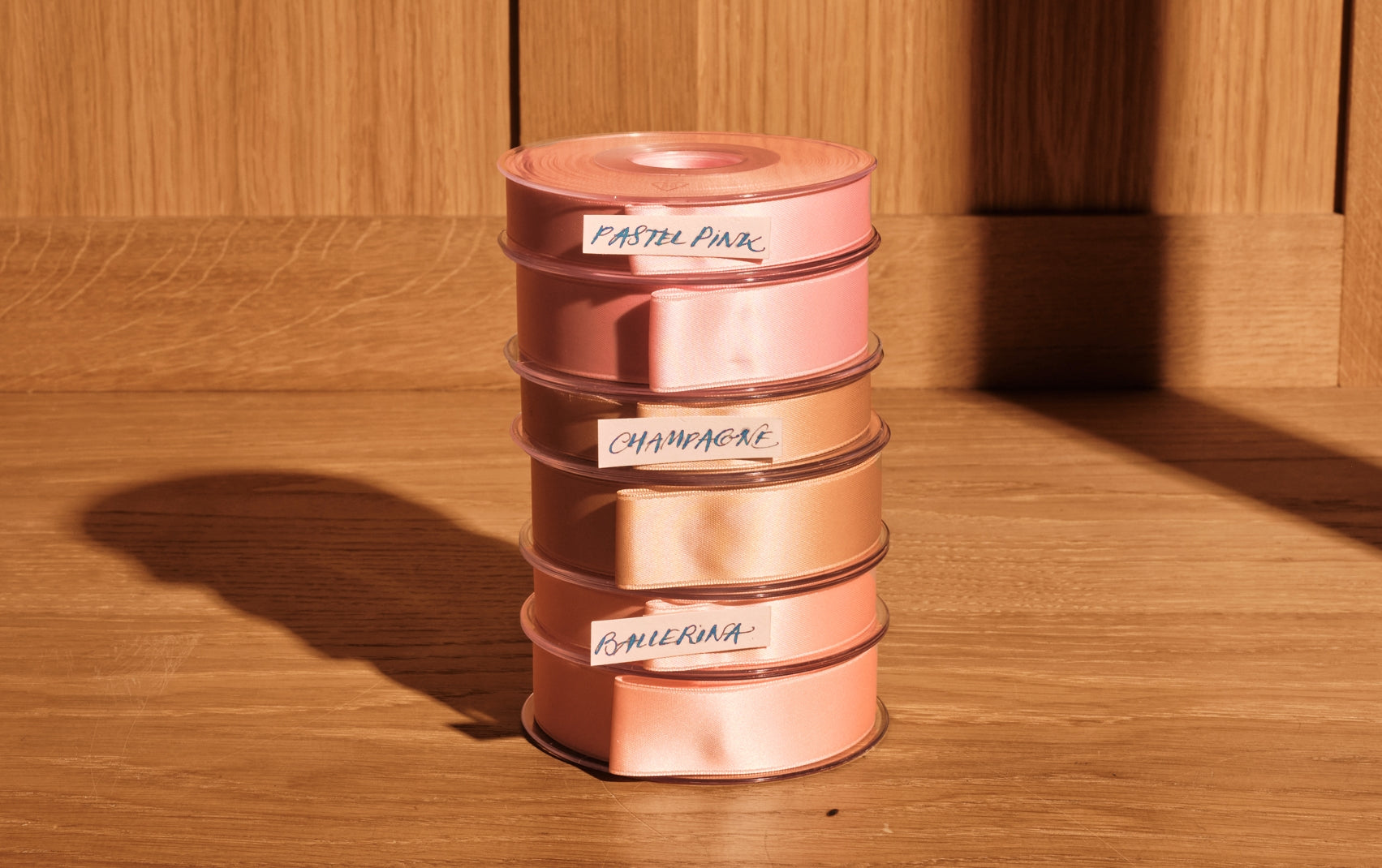 Premium Quality Swiss Ribbon, 25m roll - Pink