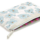 Anke Drechsel Medium Silk Velvet Embroidered Pouch