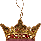 Embroidered Velvet Decoration