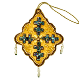 Embroidered Velvet Decoration